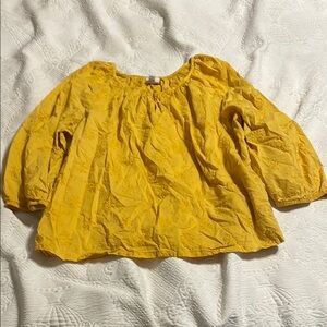 St. John's Bay Mustard Blouse